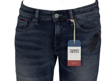 TOMMY JEANS spodnie męskie, jeansowe, 32/32