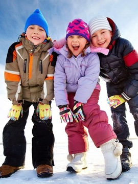 o-ДЕТСКИЕ ЗИМНИЕ ЛЫЖНЫЕ ПЕРЧАТКИ, 3-5 ЛЕТ