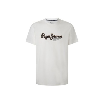 PEPE JEANS KOSZULKA MĘSKA T-SHIRT WIDO ECRU r.XL