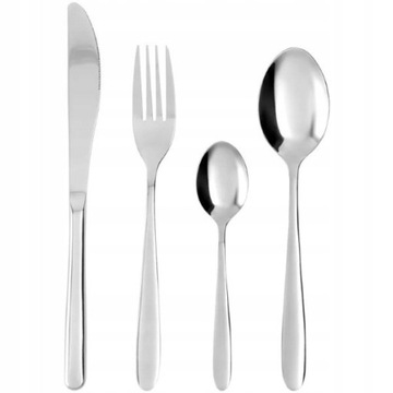 AMBITION MODERN 50 SZTUĆCE ROMA 12 OSÓB ZESTAW 48+ KOMPLET DO SAŁAT GRATIS