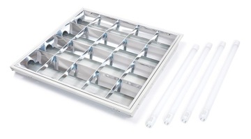 OPRAWA RASTROWA PODTYNKOWA 60x60 4x ŚWIETLÓWKA LED