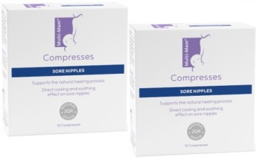 MULTI-MAM KOMPRESY ŻELOWE NA BOLĄCE BRODAWKI 2x12