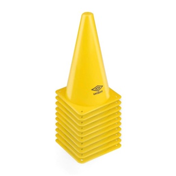ZESTAW 10 PACHOŁKÓW TRENINGOWYCH wys: 23,5CM UMBRO