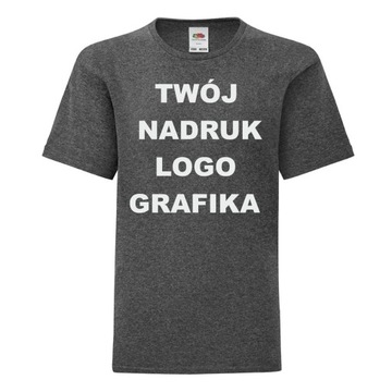 T-SHIRT Koszulka z WŁASNYM NADRUKIEM [HD] M 140cm