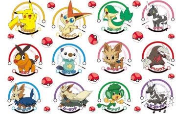 TATUAŻE DLA DZIECI ZMYWALNE TYMCZASOWE POKEMON GO