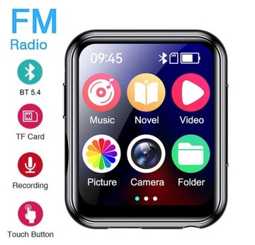 Benjie R1 Hi-Fi MP3-плеер Bluetooth 5.4 с видеокамерой