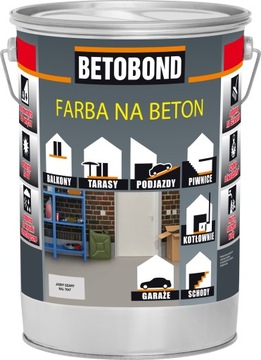 Farba do Betonu 0,75L JASNY SZARY RAL7047 Polifarb