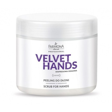 Peeling do rąk dłoni pod parafine Farmona Velvet Hands 550 ml