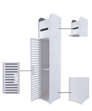 Отдельностоящая тумба для туалетной бумаги, 80 см.