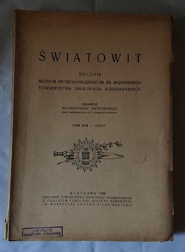 ŚWIATOWIT ROCZNIK MUZEUM ARCHEOLOGICZNEGO 1936/37