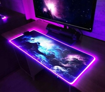 КОВРИК ДЛЯ НАСТОЛЬНОЙ ИГРОВОЙ МЫШИ СВЕТОДИОДНЫЙ 90x40