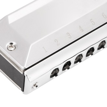 Хроматическая гармошка Металл 12 отверстий 4