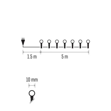 РОЖДЕСТВЕНСКИЕ СВЕТИЛЬНИКИ МОЛОЧНЫЕ ШАРЫ 100 светодиодных шаров 5м вишневый ТЕПЛЫЙ БЕЛЫЙ