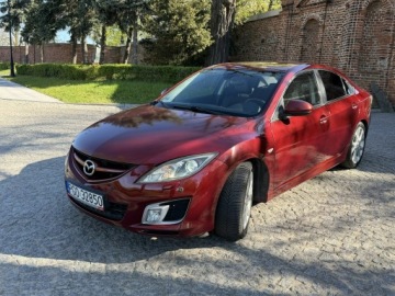 Mazda 6 II Sedan 2.5 MZR 170KM 2008 Mazda 6 2.5 benz Zarejestrowany Mały przebieg LPG, zdjęcie 2