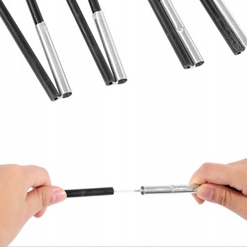 2 ШТ. ПОВЯЗКА НА ГОЛОВЬ, СЕГМЕНТ РАМА ТЕНТА, 8 ПЛАТНИКОВ, 8 ММ