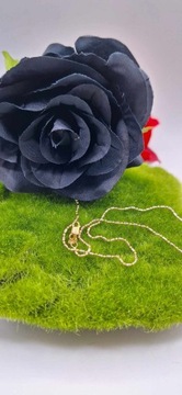 Piękny złoty łańcuszek 585 elegancki 2,65g dwukolorowy !