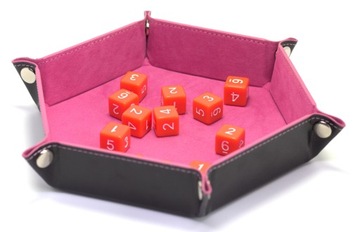 ZESTAW 25 KOSTEK K6 RPG KOŚĆ SZEŚCIOŚCIENNA POMARAŃCZOWA 1,6 CM