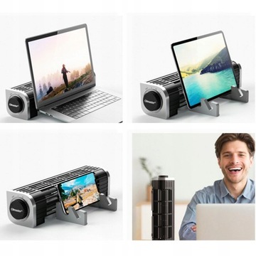 Алюминиевая охлаждающая USB-подставка для ноутбука