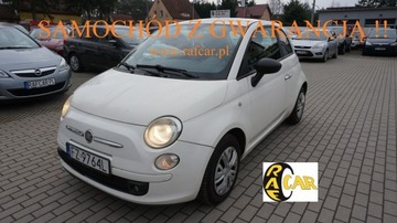 Fiat 500 II Hatchback 3d 1.3 TD 75KM 2010 Fiat 500 Bardzo Ładny. Gwarancja