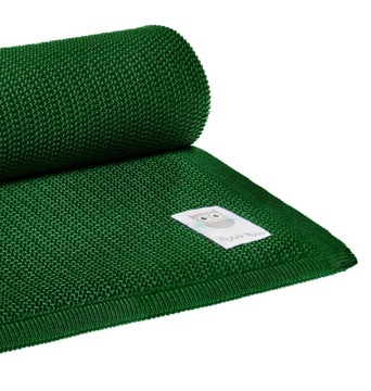 BUTELKOWA / ZIEOLONA NARZUTA bambusowa bambus 100% 160x200 PLED KOC