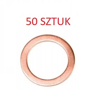 PODKŁADKA 12 X 16 X 1,5 MIEDZIANA 50 SZTUK