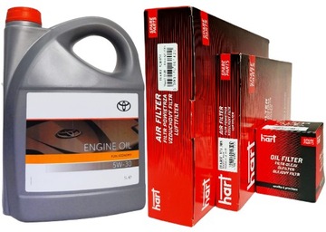 OLEJ TOYOTA 5W30 5L+ FILTRY TOYOTA AVENSIS 2.0