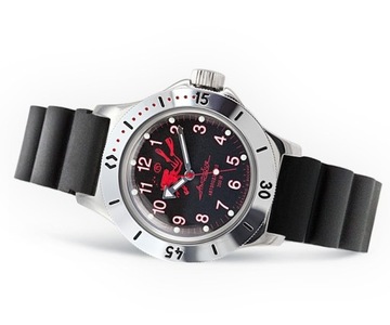 ZEGAREK VOSTOK AUTOMAT AMPHIB NUREK 120657 BLACK