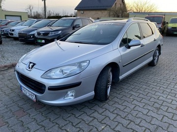Peugeot 407 SW 1.8 16V 116KM 2004 Peugeot 407 SW Zarejestrowany Klimatronic Benzyna, zdjęcie 2