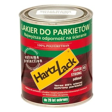HartzLack Lakier Super Strong HS PÓŁMAT 0,75L