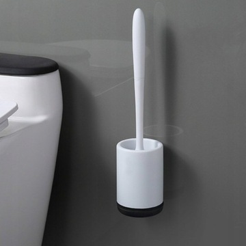 Szczotka Toaletowa Do WC Biała Zamknięta