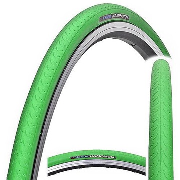 KENDA K177 KAMPAIGN 700x23C 28x0,9 OPONA ROWEROWA SZOSA OSTRE KOŁO ZIELONA
