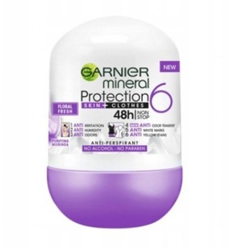 Garnier Mineral Protection 6 50 ml dezodorant w kulce DEO Stara szata