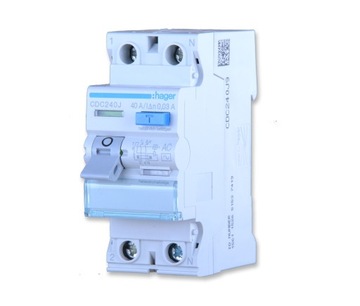HAGER CDC240J WYŁĄCZNIK RÓŻNICOWOPRĄDOWY 2P 40A