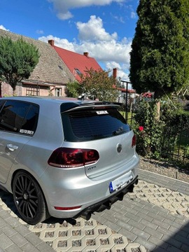 LOTKA SPOILER GOLF 6 GTI/R/GTD OETTINGER CZARNY POŁYSK