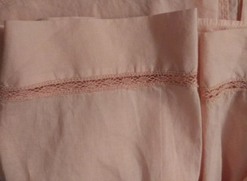 Różowa koszula bawełniana Zara M L XL haft