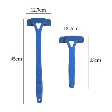 Бритва для спины с длинной ручкой, мужская бритва для спины, инструмент для удаления волос «сделай сам», синего цвета