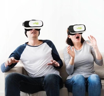 GOGLE VR OKULARY 3D do Telefonu +Słuchawki Pilot