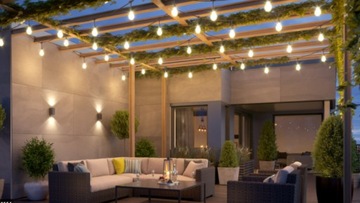 ГИРЛАНД САД 10М СВЕТОВАЯ ЦЕПЬ +10 ЛАМПОЧЕК 2ВТ