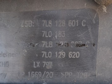 AUDI Q7 4L VW TOUAREG POUZDRO FILTRU VZDUCHU 7L8129601C
