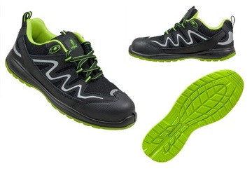 LEKKIE półbuty SPORTOWE robocze buty BHP Urgent 224 S1 z podnoskiem r. 42