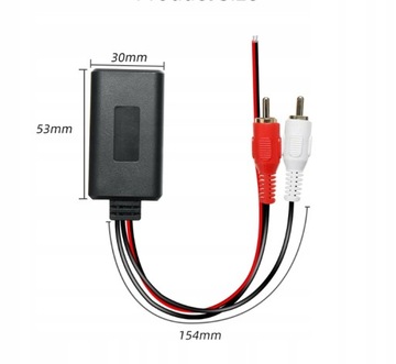 АДАПТЕР BLUETOOTH ДЛЯ АВТОМОБИЛЬНОГО РАДИО AUX RCA