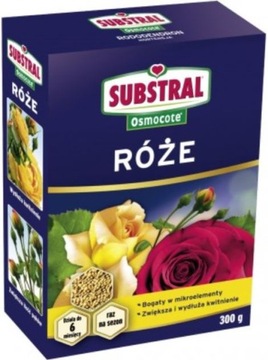 SUBSTRAL OSMOCOTE 300g RÓŻE RÓŻA DŁUGO DZIAŁAJĄCY