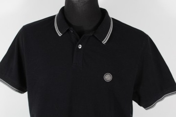 PRETTY GREEN KOSZULKA POLO CZARNA T-SHIRT L BDB