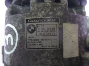 BMW 1 E90 E91 E92 2.0 I 11R. 163KM 9182794 KOMPRESOR KLIMATIZACE