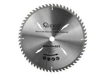 Tarcza tnąca do drewna G78157 400x30mm 60 zębów