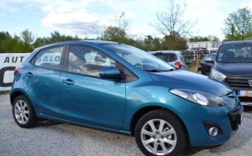 Mazda 2 II Hatchback 3d Facelifting 1.3 MZR 75KM 2012 Mazda 2 1.3 - bezwypadkowe - Klima - grzane fotele, SUPER STAN 1.3 Benzyna, zdjęcie 9