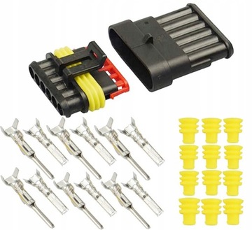 Kostka złącze hermetyczne superseal 6 pin 1.5 mm2