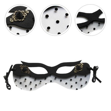 Полумаска на Хэллоуин Креативная марлевая маска