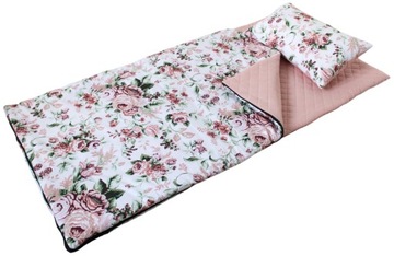 Śpiworek do przedszkola pościel 70x140 + gratisy ROSE