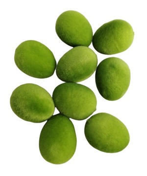 ЯЙЦА ВЕЛЮРОВЫЕ ЯЙЦА ПАСХАЛЬНЫЕ ДЕКОРАТИВНЫЕ 9 ШТ ФЛОКИРОВАННЫЕ ДЛЯ ПЛАТЬЯ